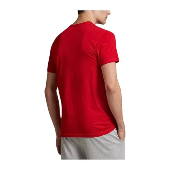 3 PACK Polo Ralph Lauren Classic Fit Crewneck T-Shirt Red Navy Gray Men's - Picture 5 of 6